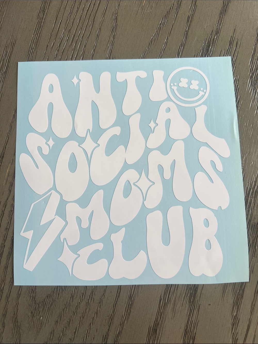 New Anti Social Moms Club decal